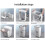 Living And Home 3-Compartment Rolling Laundry Sorter Hamper - White Plastic with Locking Castors, 74 cm Tall 10