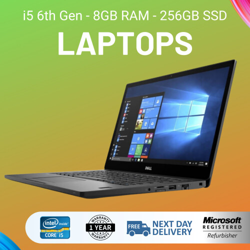Intel i5 6th Gen Laptop With Windows 10 8GB Memory 256GB SSD Wifi *USED*