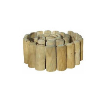 Wooden Edge Log Garden Lawn Border Edging Roll Fence