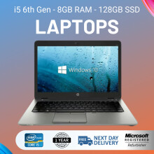 Budget Intel i5 6th Gen Laptop With Windows 10 8GB Memory 128GB SSD Wifi *USED* - Refurbished