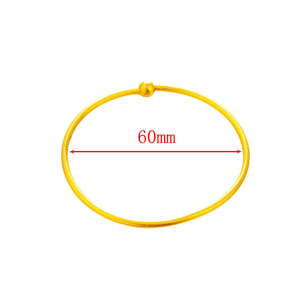 OMHXFC European Woman Bride Mother Party Birthday Wedding Gift Blank 24KT Bracelet Bangle BE319-image-OPC-PBSB9KY-NEW