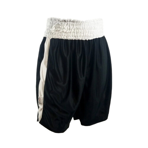 (Large ) RIVAL RTR2 TRAD DAZZLE BOXING SHORTS - BLACK / WHITE