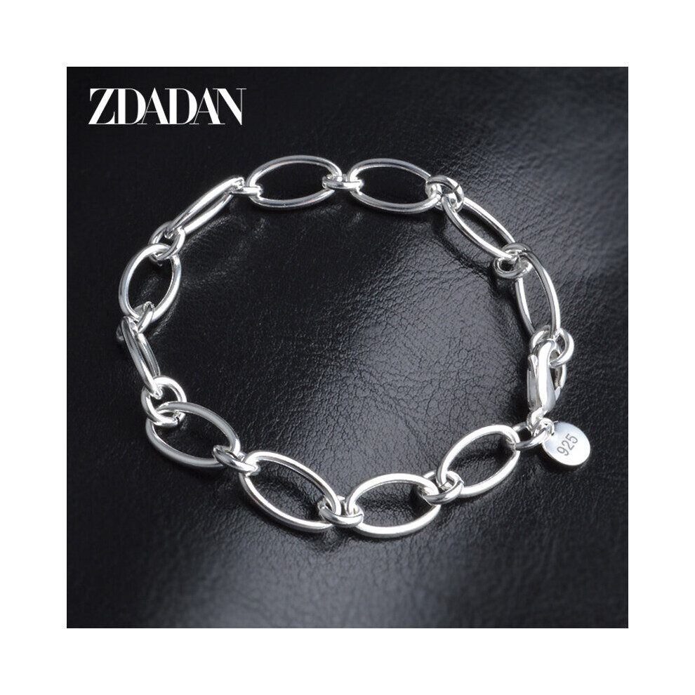 925 Sterling Silver Bracelet Chain For Women Jewelry Multicoloured