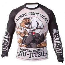 TATAMI THINKER MONKEY LONG SLEEVE RASH GUARD - Small