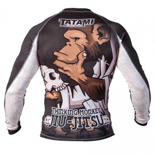 TATAMI THINKER MONKEY LONG SLEEVE RASH GUARD - Small 1