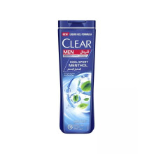 Clear Cool Sport Anti Dandruff Shampoo With Menthol White Removes & Resists Dandruff 400ml