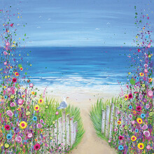 Jo Gough (Lazy Summer Days) 40x40cm Canvas Print - WDC101502, Officially Licensed, UK-made Gallery-Wrapped 38mm Hardwood Frame, Flush to Wall