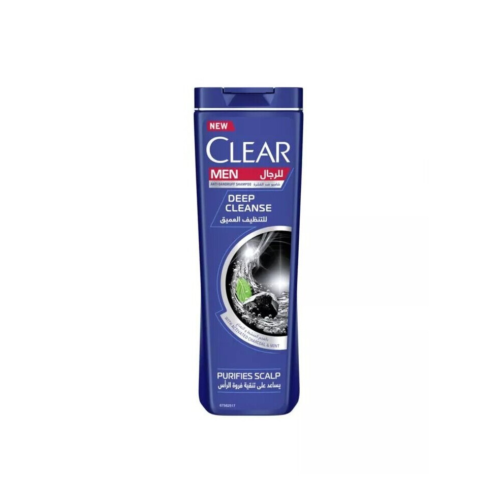 Clear Men Deep Cleanse Anti Dandruff Shampoo Scalp Removing Dirt Oil  400mL