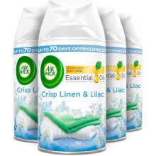 Air Wick |Crisp Linen & Lilac |Freshmatic Auto Spray Refill | 250ml| Pack of 4