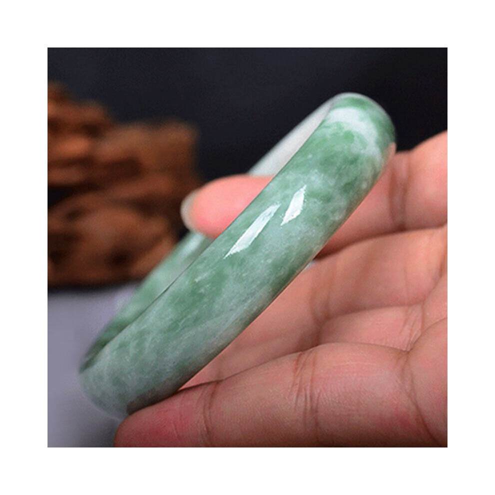 Real A Natural Jade Bangle Bracelet Charm Jewellery Accessories Hand-Carved Emerald Bangles Lady Party Gift