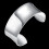 Alta Argento 925 Gioielli Bangle Bracciale Rotondo Grande Bangle Aperto Donne Uomini Gioielli 5