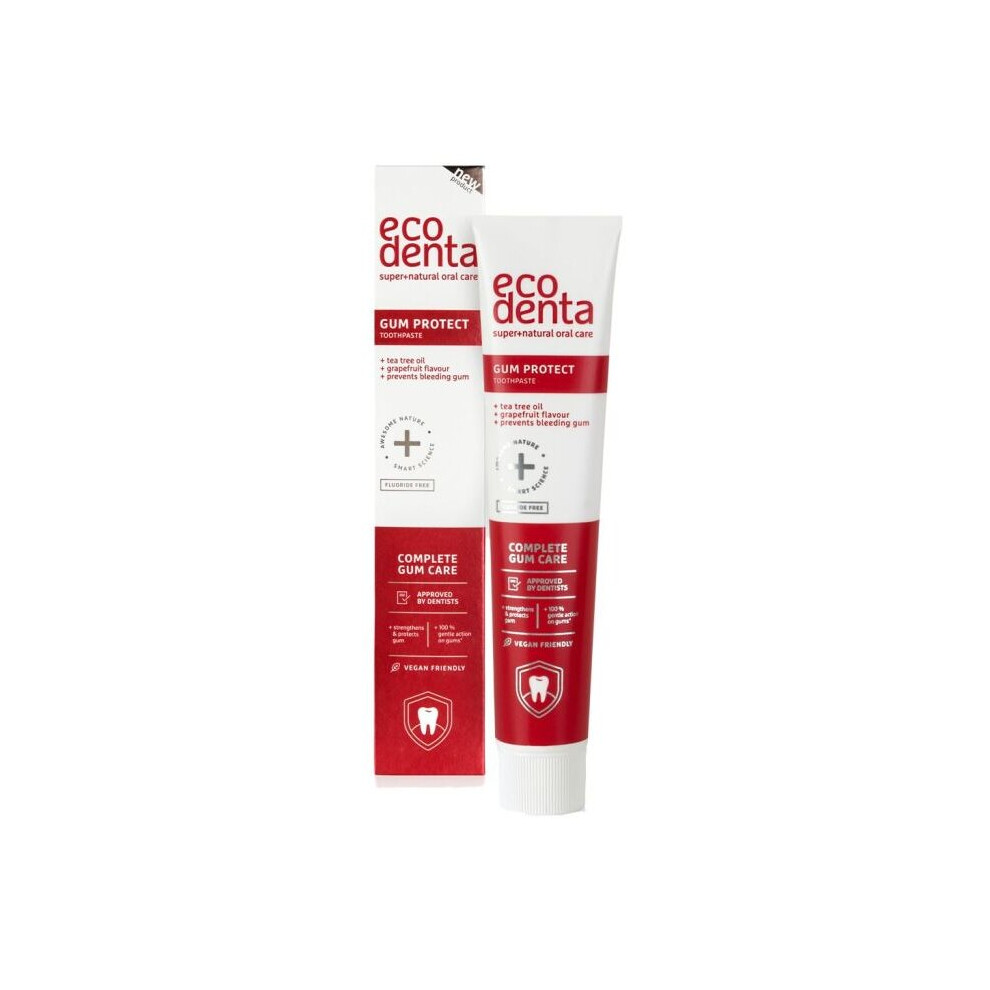 Ecodenta Fluoride Free Gum Protection Toothpaste With Tea Tree Oil