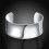 Alta Argento 925 Gioielli Bangle Bracciale Rotondo Grande Bangle Aperto Donne Uomini Gioielli 3