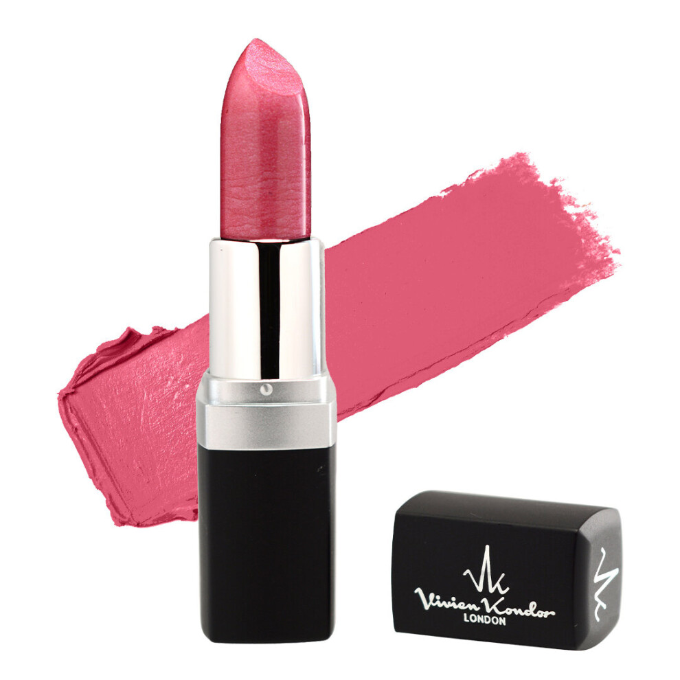 (20 - Pink Ice) Halal Lipsticks Vegan, Long-Lasting Creamy Shades