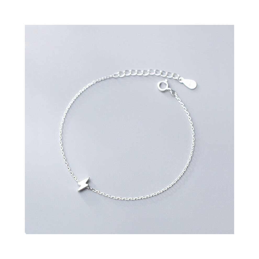 Lightning Bracelets For Women Silver 925 Sterling Silver Fine Real Silver 925 Bracelet Chain Women's Bracelet
