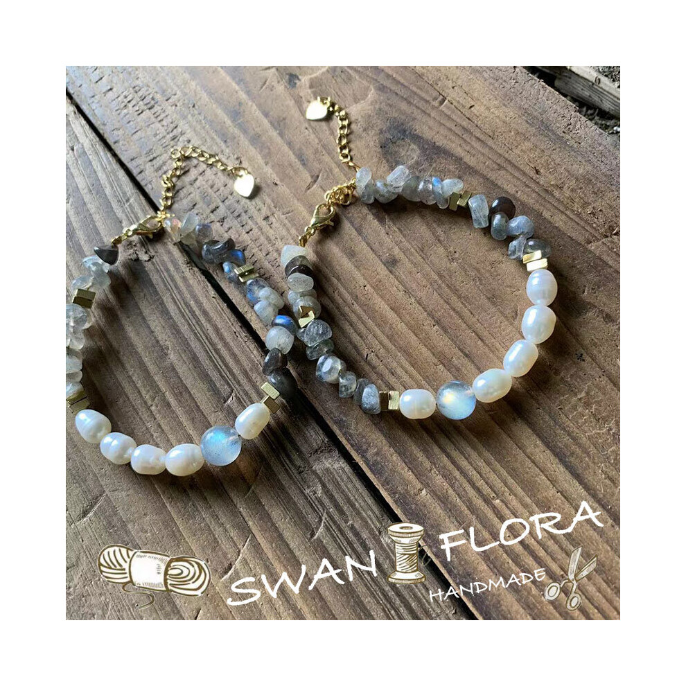 Natural Labradorite Bracelet Stone Irregular Jewelry Citrine Amethyst-image-OPC-PBSDD82-NEW