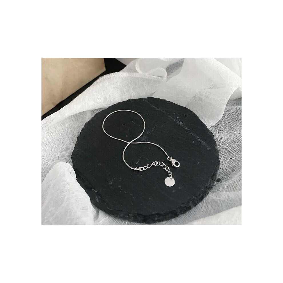 0.8mm so THIN slim 925 Sterling silver White/ Golds Snakebone Chian Bracelet fine jewelry TLS157-image-OPC-PBSDHCC-NEW