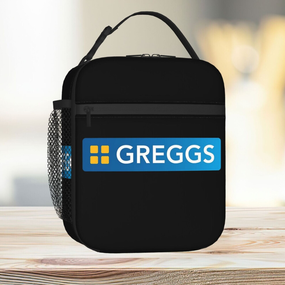 Lunch Bag Trending Greggs Logo Tote Insulated Cooler Kids School Travel