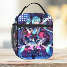 Lunch Bag Vitural Hatsune Miku Tote Insulated Cooler Kids School Travel