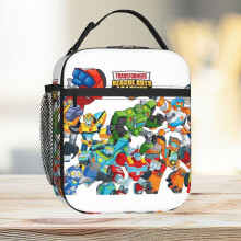 Lunch Bag Transformers Rescue Bots Academy Tote Insulated Cooler Kids School Travel