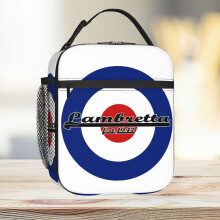 Lunch Bag Team Lambretta MOD Target Tote Insulated Cooler Kids School Travel