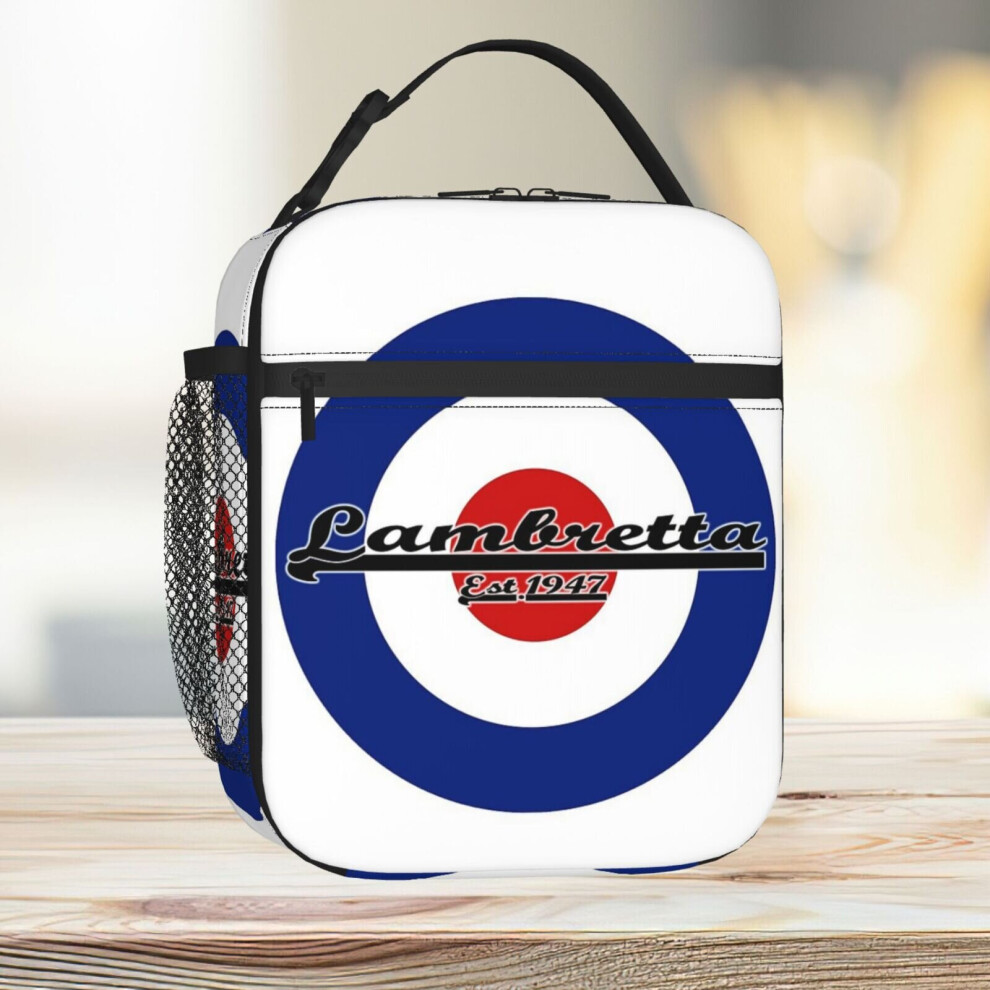 Famgem Lunch Bag Team Lambretta Mod Target Tote Insulated Cooler Kids School Travel