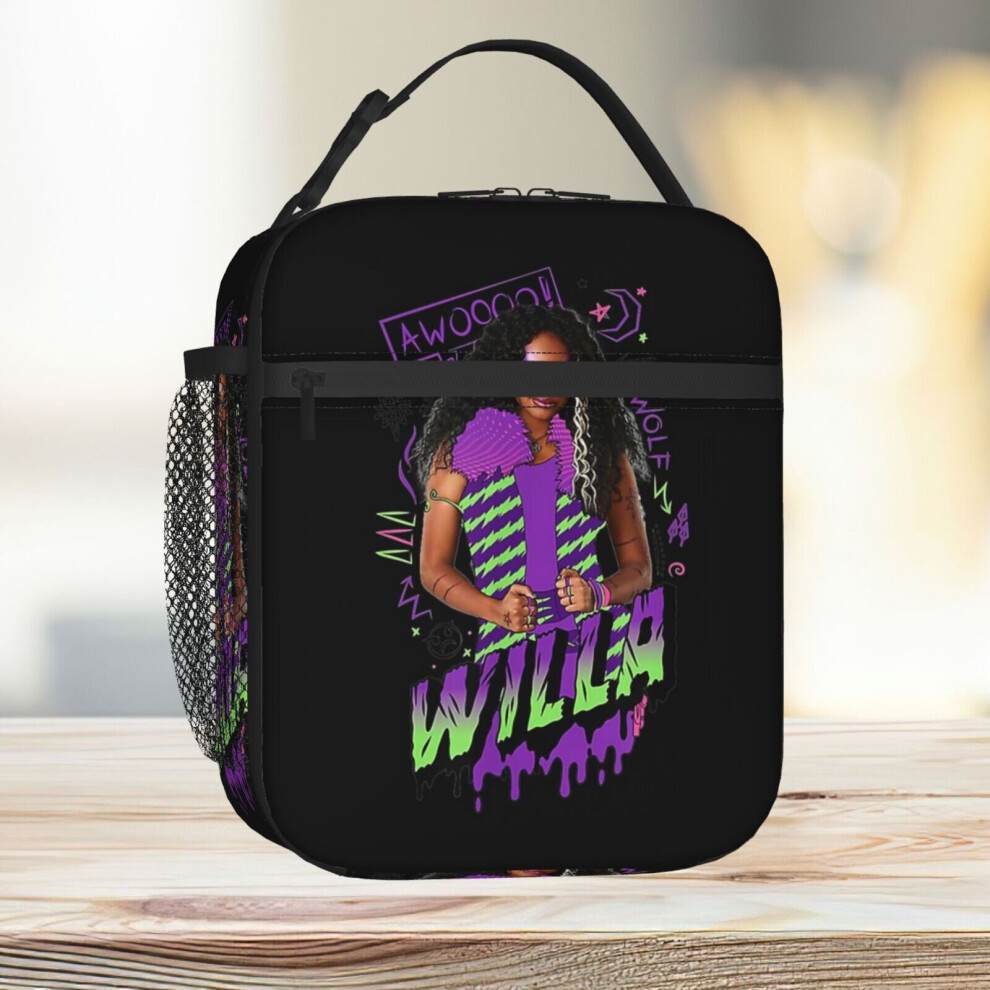 Famgem Lunch Bag Zombies.2 Willa Wolf Tote Insulated Cooler Kids School Travel