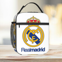 Lunch Bag Real Madrid Tote Insulated Cooler Kids School Travel
