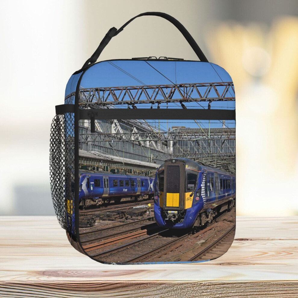 Lunch Bag Scotrail Class 380 Trains At Glasgow Central Station Tote Insulated Cooler Kids School Travel