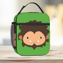 Lunch Bag Sneaky Sasquatch Big Head Tote Insulated Cooler Kids School Travel