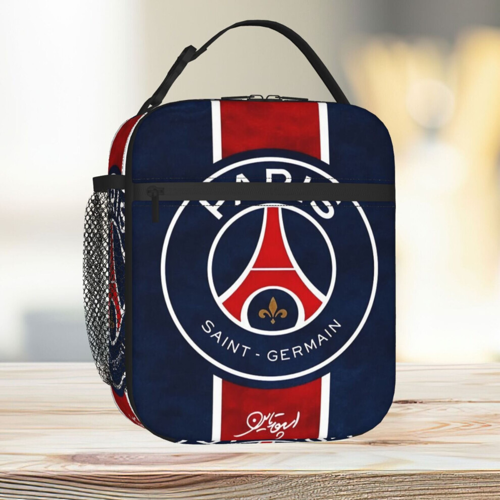 Lunch Bag Paris Saint - Germain Tote Insulated Cooler Kids School Travel