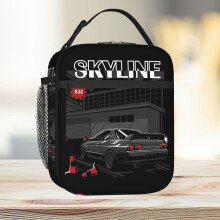 Lunch Bag Nissan Skyline R32 Tote Insulated Cooler Kids School Travel