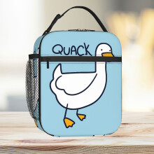 Lunch Bag Quack Duck Tote Insulated Cooler Kids School Travel