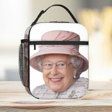 Lunch Bag Queen Elizabeth Tote Insulated Cooler Kids School Travel
