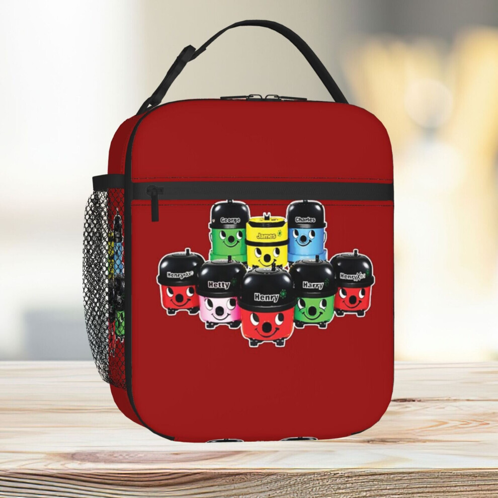 Famgem Lunch Bag Henry Hoover And Friends Tote Insulated Cooler Kids School Travel