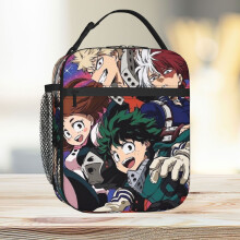 Lunch Bag My Hero Academia Tote Insulated Cooler Kids School Travel