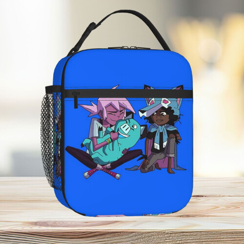 Lunch Bag Kipo, Wolf & Mandu - Kipo And The Age Of Wonderbeasts Tote Insulated Cooler Kids School Travel