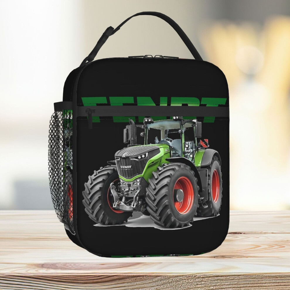 Famgem Lunch Bag Fendt German Tractors Tote Insulated Cooler Kids School Travel
