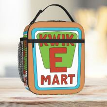 Lunch Bag Kwik E Mart Simpsons Logo Tote Insulated Cooler Kids School Travel