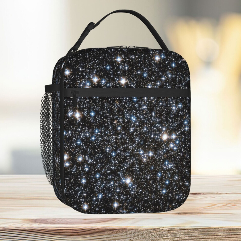 Lunch Bag Glitter Tote Insulated Cooler Kids School Travel