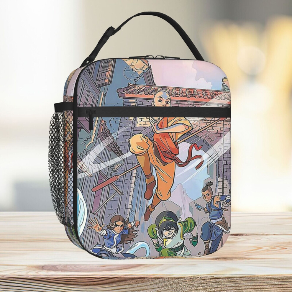 Lunch Bag Design Avatar Aang Tote Insulated Cooler Kids School Travel