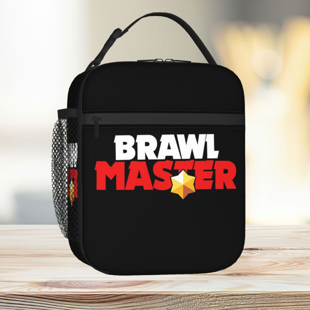 Lunch Bag Brawl Master - Brawl Stars Tote Insulated Cooler Kids School Travel