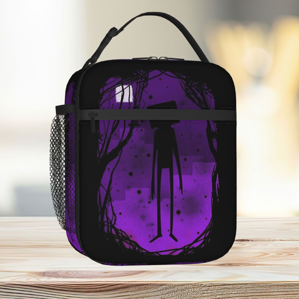 Lunch Bag Enderman Tote Insulated Cooler Kids School Travel