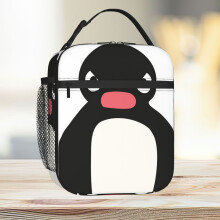 Lunch Bag Angery Pingu Tote Insulated Cooler Kids School Travel
