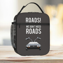 Lunch Bag Back To The Future - Roads Tote Insulated Cooler Kids School Travel