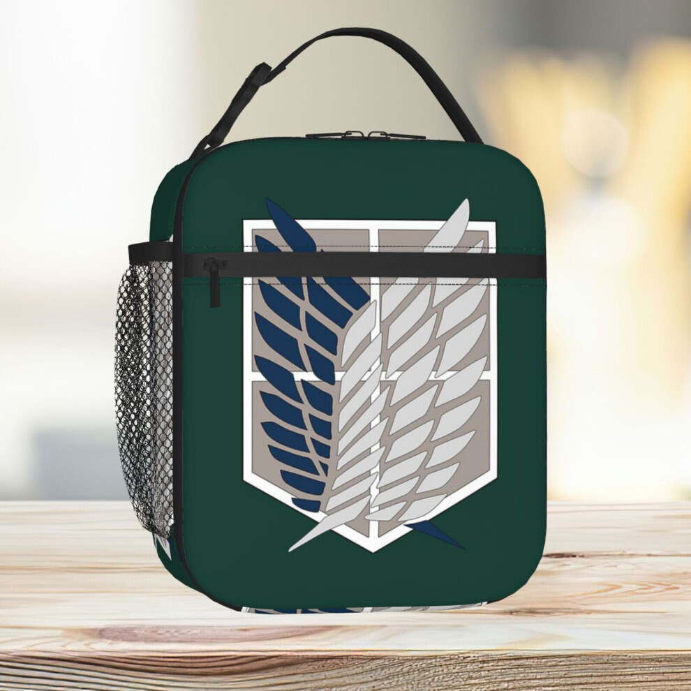 Lunch Bag Attack On Titan - Survey Corps (Shingeki No Kyojin) Tote Insulated Cooler Kids School Travel