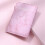 Pink Marble Pattern Passport Holder 1