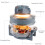 17L Halogen Convection Oven Air Fryer, 1400W, 60-Minute Timer, Extender Ring, Multi-Function Cooker 10