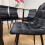 Black Clear Glass Dining Table With 6 Black Tufted Velvet Chairs Set 13