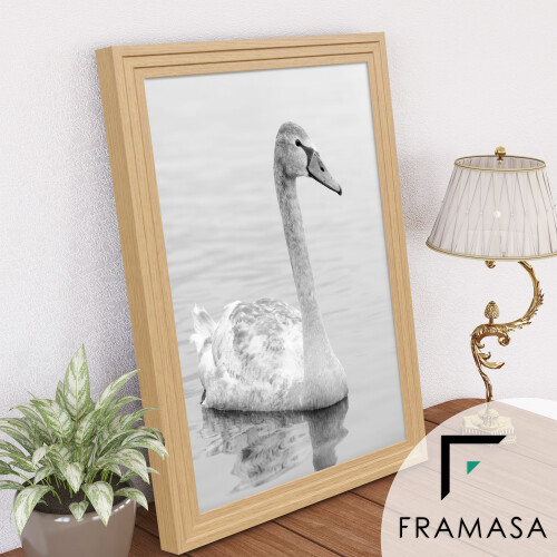 (Oak, A5- 210x148mm) New Modern Photo Frames Picture Frames Poster Frames Step Style With Multi Colours 1